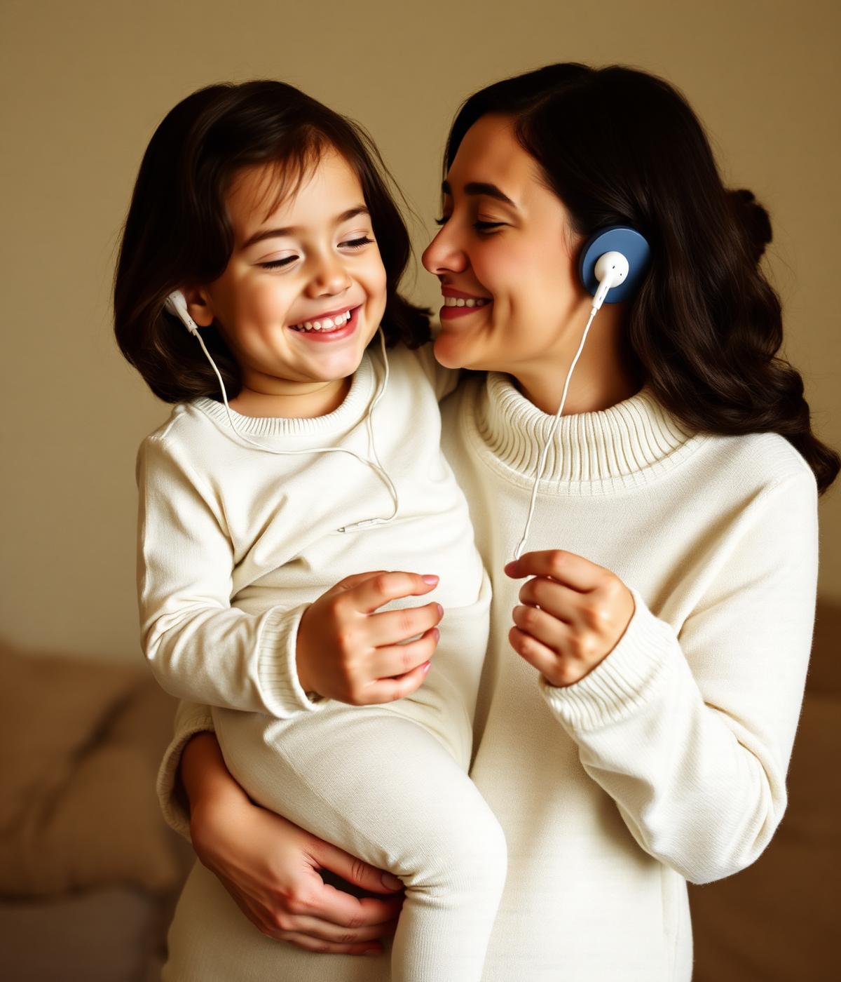 Person listening to a personalised song